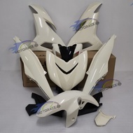 VELOZI RACING FULL BODY COVER SET CREAMY WHITE YAMAHA Y15ZR V1 & V2