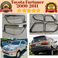 Toyota Fortuner 2009 2010 2011 Chrome Accessories Headlight Taillight Cover