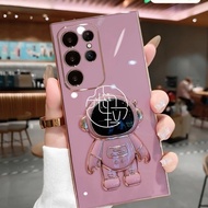 Astronaut Bracket Electroplating Case Suitable For Samsung S26 S25 S24 Ultra A53 A25 A55 A15 Shock-R