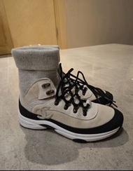 Chanel 23B Sock Sneakers Suede Leather
