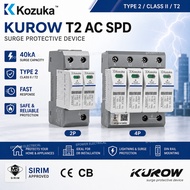 KOZUKA KUROW Type 2 SPD 40kA 2P 4P Surge Protective Device Lightning Arrester SIRIM AC Surge Protect
