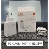 XIAOMI 33W 33 Watt TC TYPE C FAST CHRAGING ADAPTER + ORIGINAL TYPE C DATA CABLE