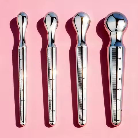Stainless Steel Horse Eye Sounding Rod Multifunction Urethral Plug Dilator Ergonomic Smooth Tip BDSM