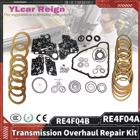 RE4F04A RE4F04B Automatic Transmission Overhaul Repair Kit Clutch Friction Plate Oil Seal Gaskets Di
