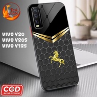 Softcase Vivo Y20 Casing Vivo Y12S Y20S Vivo V2026 V2033 V2042 V2029 V2029 Glossy Case - Shiny Glass