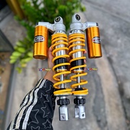 โช๊คหลังXMAX300🇹🇭 OHLINS ⭐️BY SHOFERใส่ PCX Xmax Nmax สูง330-350 MM. ปรับสปริงนิ่ม-แข็งได้ ระบบแก๊สแ