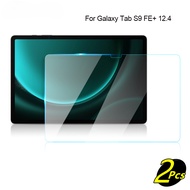 2Pcs HD Tempered Glass for Samsung Galaxy Tab S9 FE Plus 12.4 Inch SM-X610 SM-X616B 2023 Tablet Screen HD Protector Film