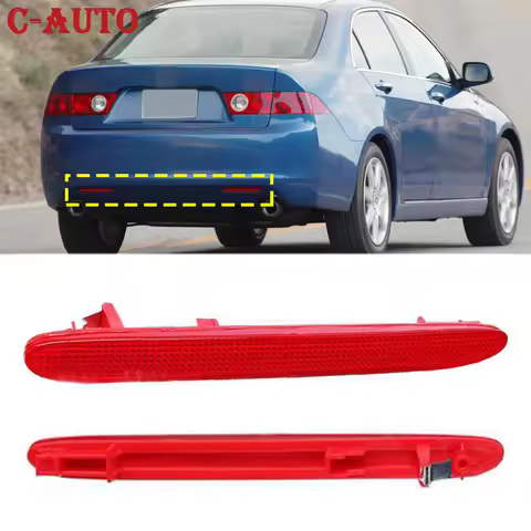 Car Rear Bumper Fog Light Reflector Lamp CRV Element For Honda Acura TSX Euro ACCORD CL7 CL9 2004-20
