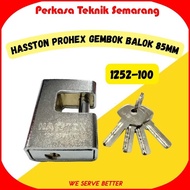 HASSTON PROHEX 1252-100 85mm Block Padlock