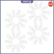 120 Pcs Christmas Lights Outdoor Gutter Hooks for Patio 3.50X1.00X0.50CM White Pp  nduni