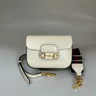 GUCCI 658574 白金扣牛皮1955肩背包 MINI