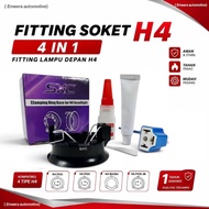 H4 Socket Lamp Fitting Complete Package Ready to Use | Lamp Fitting | H4 Lamp
