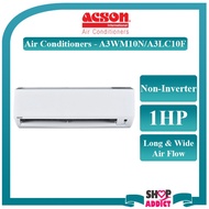 Acson R32 1HP MyEco Non-Inverter AVO Air Conditioner Series A3WM10N/A3LC10F