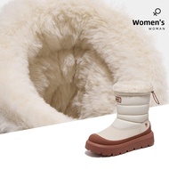 Camel Women‘s Winter Snow Boots Velvet Cotton High Top Outdoor Boots