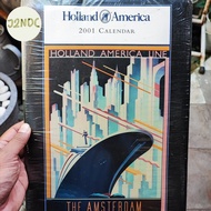 Kalender Vintage Holland America Line 2001 NOS 