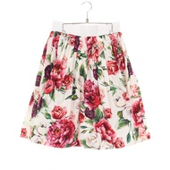 [二手，B級] DOLCE & GABBANA & Gabbana 女士印花棉質喇叭裙。