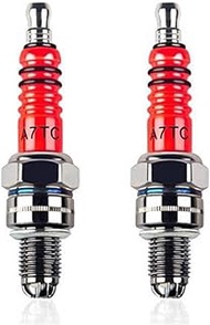 2/4Pcs Spark Plug CR7HSA ATRTC High Performance 3 Electrode/for GY6 50cc-150cc Scooter Motorcycle 10