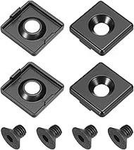 QUARKZMAN Pack of 4 3030 EU Standard T Slot 9.5 mm Hole Diameter Aluminium Profile End Cap 30 x 30 m