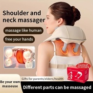 Neck and Shoulder Massage Shawl Heating Kneading 6D Massage Head Deep Massage and Muscle Relaxation 