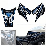 For CFMoto SR675 675SR fuel tank sticker fishbone sticker anti slip sticker rubber scratch protectio