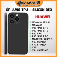Huawei 3 3e 3i 4e P20 P30 P40 Mate 20 Y6 Y7 Y8s Y9 2018 2019 Pro Lite Prime TPU Case