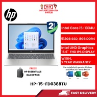 HP-15-FD0388TU-SVR-INTELCOREI5-1334U,8GBR4,512GBSSD,15.6"FHD,INTELGRAPHICS,W1164,2YRS,H&S
