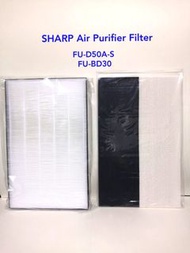 Sharp air purifier raplacement filter 聲寶牌空氣清新機代用濾網  適配型號FU-D50A,FU-D50A-W, FU-D50A-S,FU-BD50贈送高效靜電過濾棉一張，價值$30.    尚有其他型號濾網，歡迎查詢！