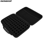 ANGINGBAOGP Alcoho Ink Storage Organizer, EVA Foam Padding Alcohol Ink Storage Box, Hard Shell Inter