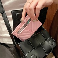 HOT_YSL Card Holder YS Ultra-thin Cowhide Simple Bank Card Fashion ID New Change Card Slot Small And