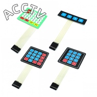 1*2 3 4 5 Key Button Membrane Switch 3*4 4X5 Matrix Array Keyboard 1X6 Keypad with LED Control Panel