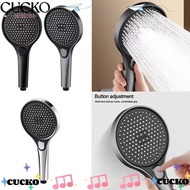 CUCKO Large Panel Shower Head, Adjustable 3 Modes Water-saving Sprinkler, Fashion Handheld High Pressure Multi-function Shower Sprayer Bathroom Accessories