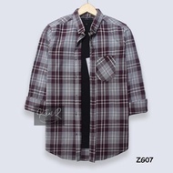 KEMEJA Long Sleeve Flannel Shirt Men's Shirt Casual Shirt Fpa-24
