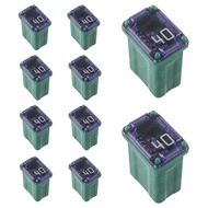 10PCS PEC 40A 32V Micro Cartridge Fuses 40Amp 32Vdc Low-Profile MCASE Fuses Fuse Tube Waterproof Fus