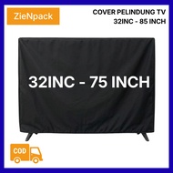 ZieNpack LED TV Cover 32inch - 75inch Waterproof Dustproof TV Protective Cover Premiumsatin