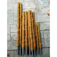 Ready Stock  Coco Stick for Climbing Plant . Coco Fiber Pole. Batang Sabut Kelapa. Tiang Sabut Untuk