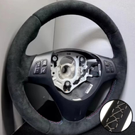 Hand Stitched Soft Suede Steering Wheel Cover M Sport M3 E90 E91 E92 E87 E81 E82 E88 X1 E84 Steering