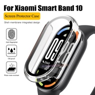 Glass Case Screen Protector for Xiaomi Mi Smart Band 10 9 8 Full Coverage Protective Glass for Mi ba