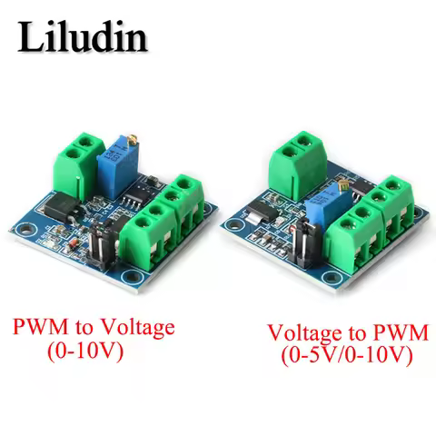 Voltage to PWM Converter Module 0%-100% to 0-5V 0-10V Digital to Analog Signal PWM Adjustable Power 