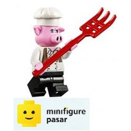 mk008 Lego Monkie Kid 80009 80014 - Pigsy Minifigure with Pitchfork - New