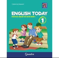 buku PIJAR English today kelas 1 penerbit Quadra