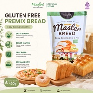 Gluten Free Bread Flour - For Making White Bread - Donut Bun - Gluten Free Pizza - 420 gr - MOCAFINE