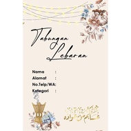 ES88 EID TUBE FLOWER MOTIF COKSU UK 21,5X16,5CM FOLD2 RETURNABLE PRINTING