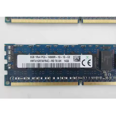 1PCS RAM 8G 8GB 1RX4 PC3-14900R DDR3 1866 REG ECC Memory