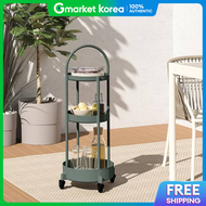 IKEA | Juttersbo Cart Gray-Green 36X36X86Cm