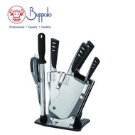 BUFFALO - 牛頭牌7件套裝中式廚師刀連陳列架 (596048)