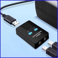 USB Printer Sharing Equipment 2-Port KVM Switches USB Sharer Convenient and Practical KVM Switches USB Printer jannysg