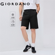 GIORDANO MEN Cooling mid rise shorts 01106312