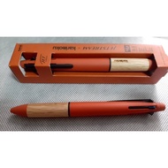 [uni Mitsubishi Pencil] Made In Japan Karimoku Jetstream 4 In 1 Oak Multicolor Ballpoint Pen MSXE5-KF