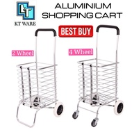 KT WARE Aluminium foldable shopping cart market trolley pasar trolley bakul pasar