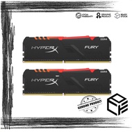 KINGSTON HYPERX FURY RGB 16GB/32GB/64GB DDR4 2666MHZ MEMORY RAM